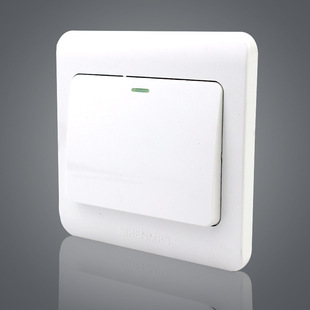 g5 一开单控墙壁开关批发暗装家用工程装修白色墙壁开关