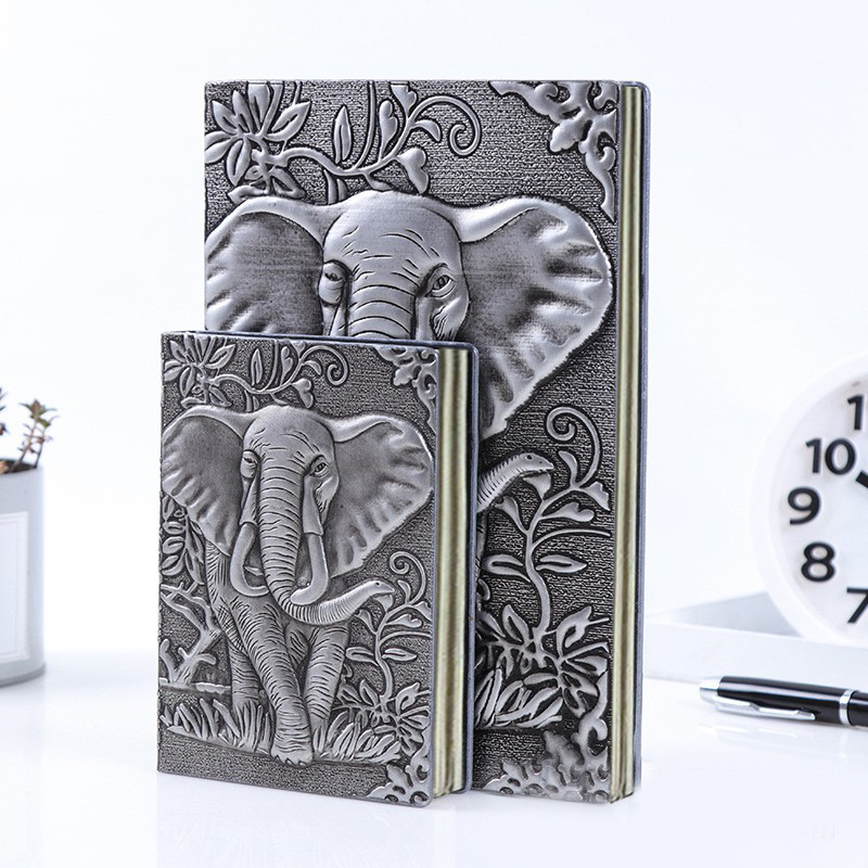 Manufacturer Customization European-Style Embossed Retro Notebook Notepad Pu Travel Souvenir Gift