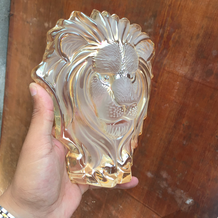 国际狮子会纪念礼品 慈善活动颁奖奖品 创意半立体水晶奖杯定制