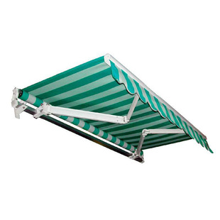 户外遮阳雨蓬伸缩折叠雨篷 车蓬停车棚双主梁曲臂式伸缩雨棚