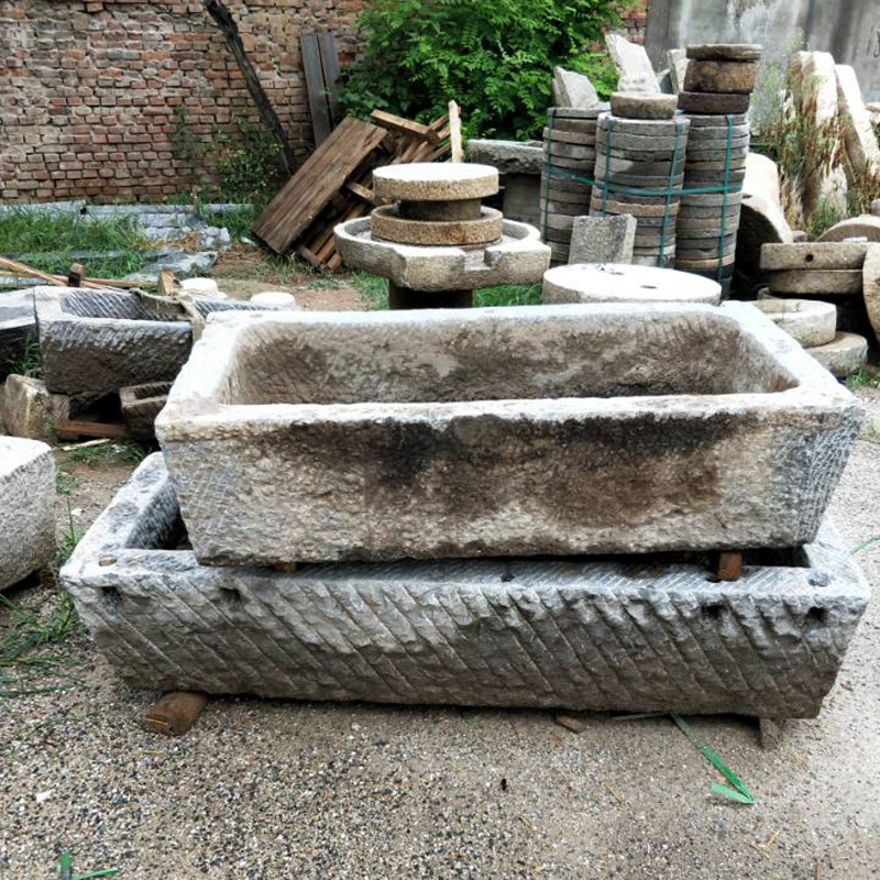 石雕-上新仿古旧石头石槽 旧猪槽 马槽 牛槽 景观