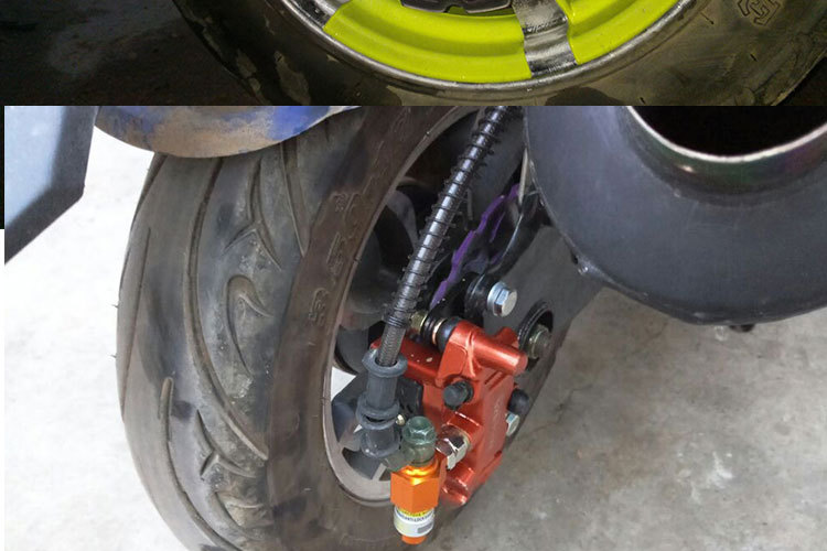 gy6豪迈轻骑小帅哥踏板车改装后碟刹制动器总成多种可选欢迎批发