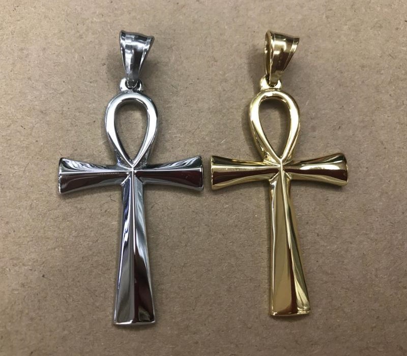 安可.永生异国埃及生命十字架吊坠 永生符不锈钢安卡埃及风格个性