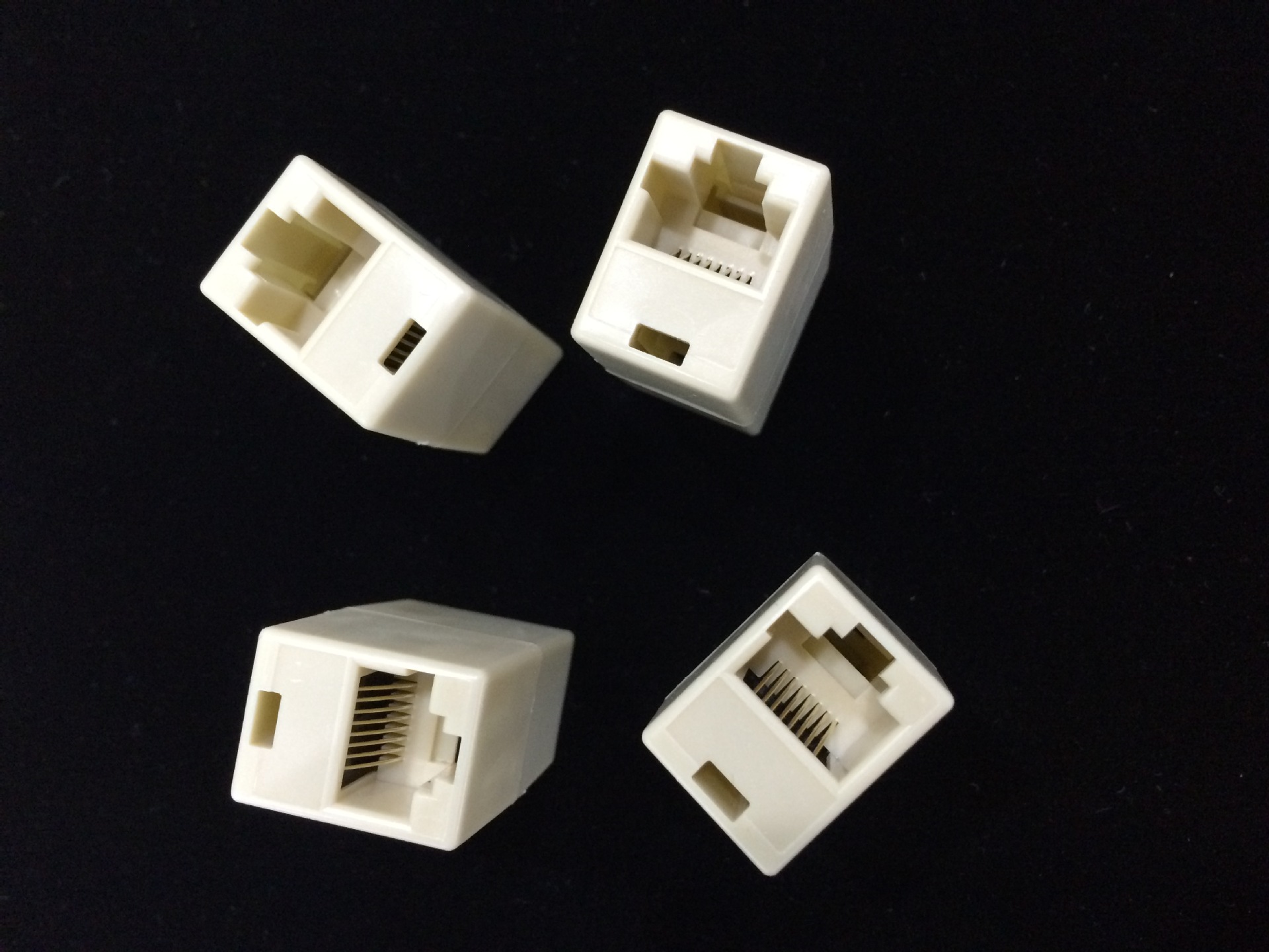 网络直通头_厂家直销 供应网络直通头rj45对接头水晶头质量保证量大从