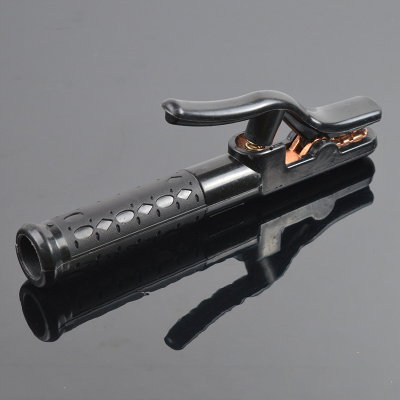 批发铜锻打800a不烫手黑金刚电焊钳焊把钳 焊把 电焊夹电焊工具