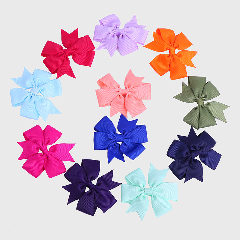 创意新款儿童蝴蝶结头饰外贸原单大号发夹发饰速卖通ebay爆款批发