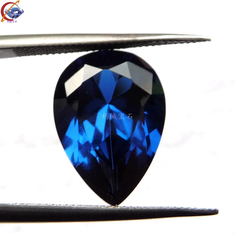 产地货源 水滴形锆石6-10mm 3a宝石裸石批发 113#蓝尖晶-阿里巴巴