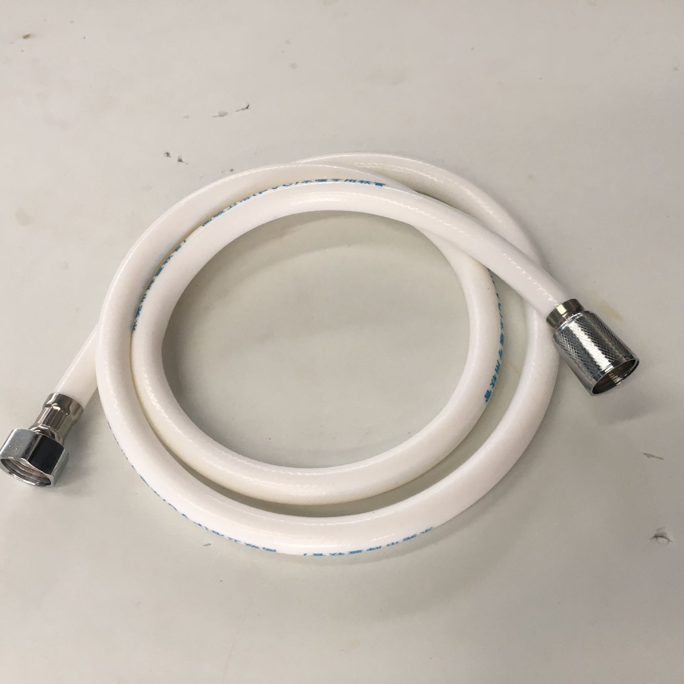 白色花洒喷头管pvc网纹管淋浴浴室热水器出水软管1.5米日皇辉盛管