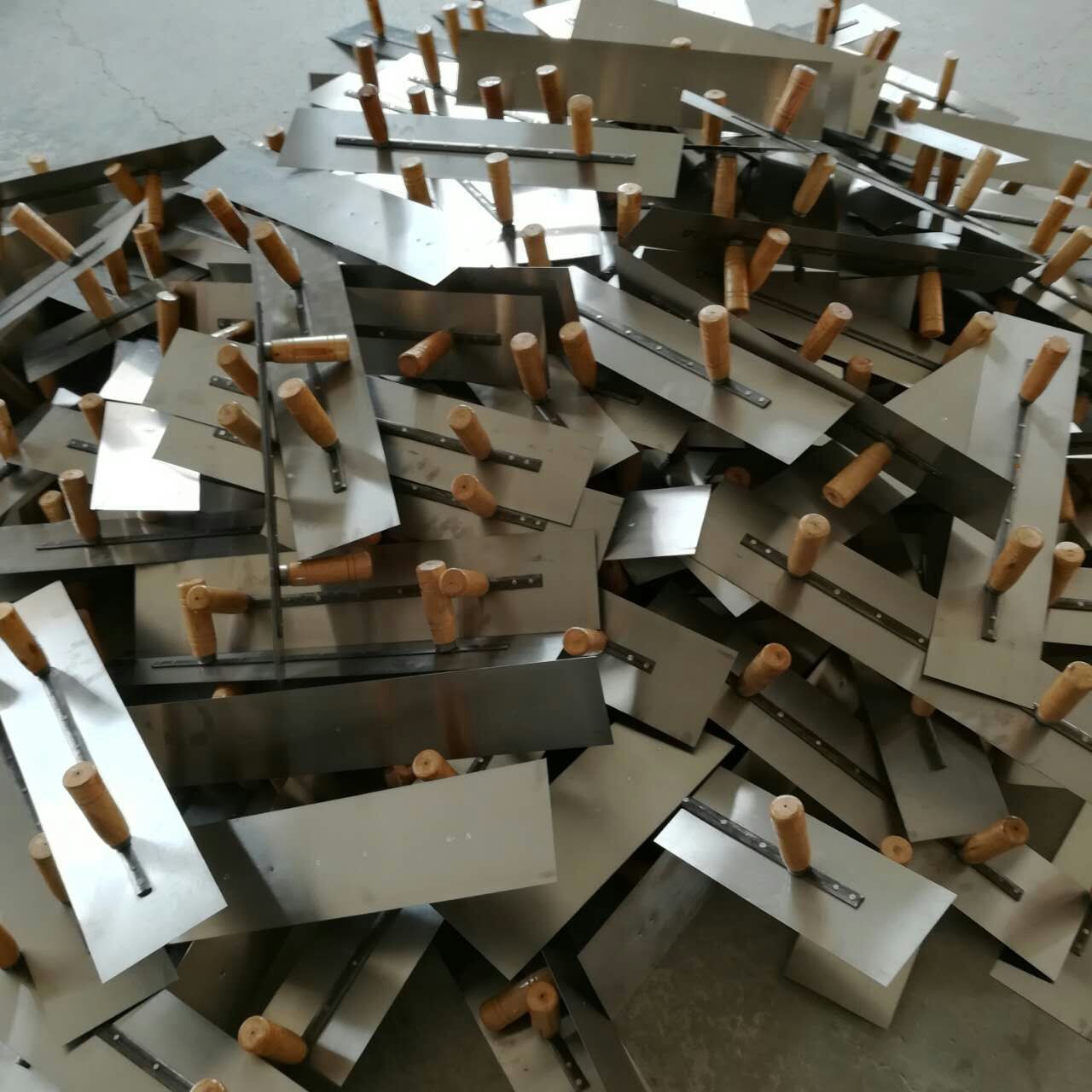 木柄大抹泥板 抹泥刀 平抹子 双柄铁大板 双手大板 铁板腻子刀