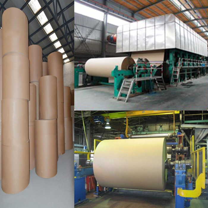 高速牛皮纸瓦楞纸生产线