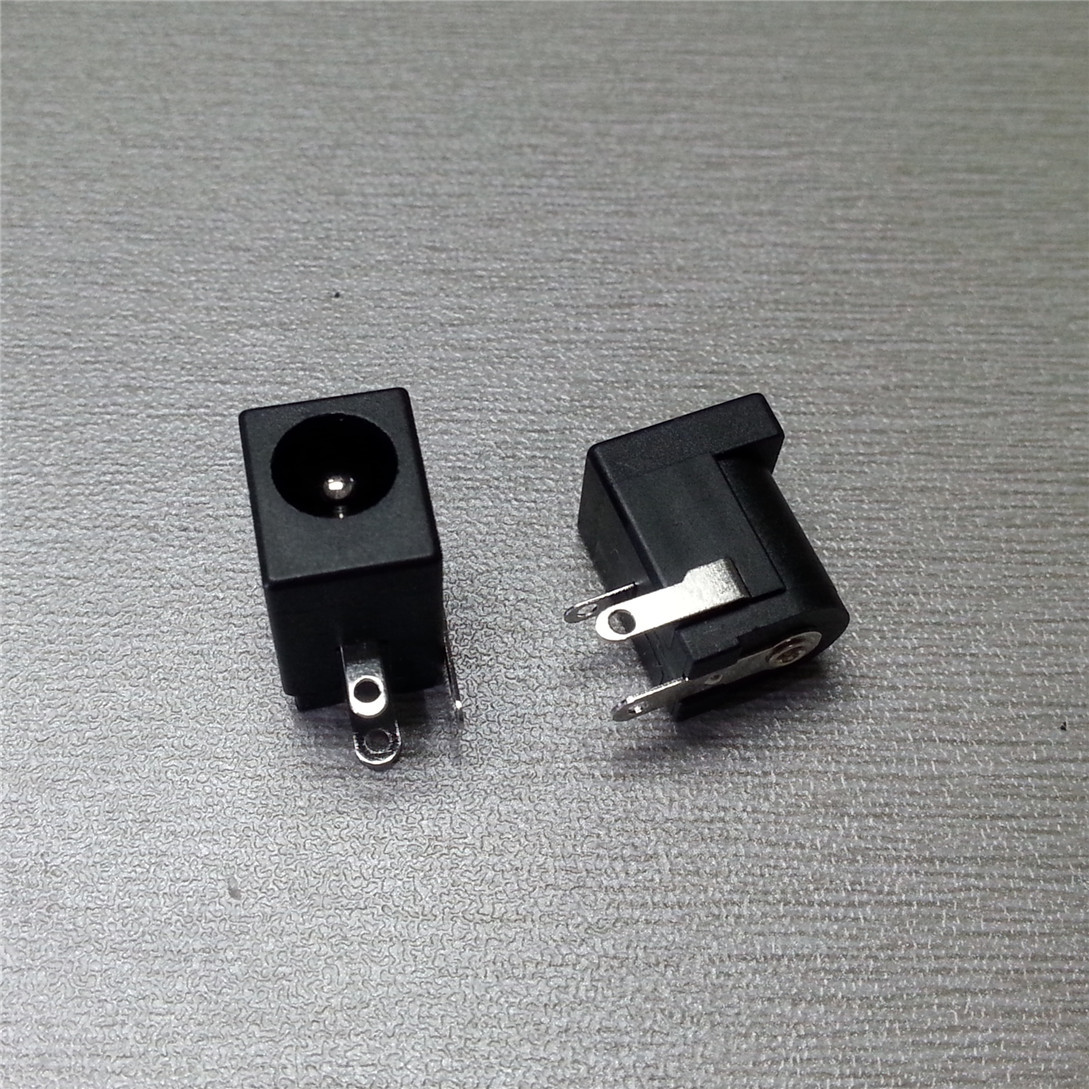 dc电源插头 现货dc-005电源插座 5.5*2.5mm dc00电源插座dc头