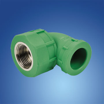 供应pp-r内丝弯头 pp-r内牙弯头 ppr内弯 ppr90°内丝弯头