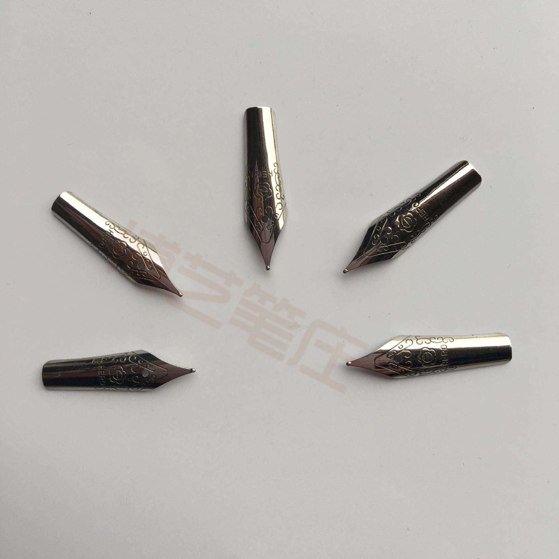 批发英雄永生通用钢笔尖0.8/0.5/美工/钢笔钢尖特细墨水笔尖配件