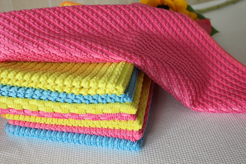 3p大珍珠抹布30*30cm 不沾油洗碗抹布 超细纤维百洁布批发