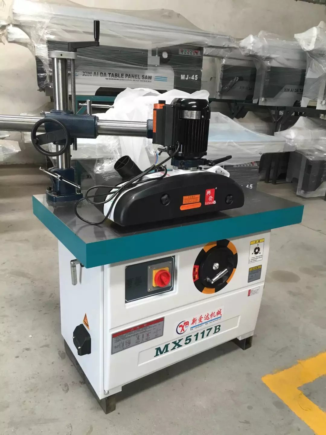 新爱达mx5117b小型铣床 木工立铣吊锣 单轴立铣配送料器 木工吊镂