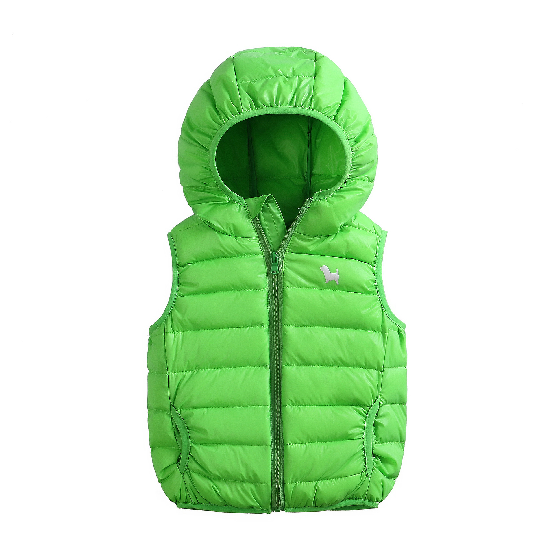 冬季女童果绿棉衣