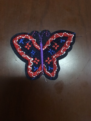 平利绣品 电脑绣花 毛巾绣 牙刷绣 厂家直销新款蝴蝶