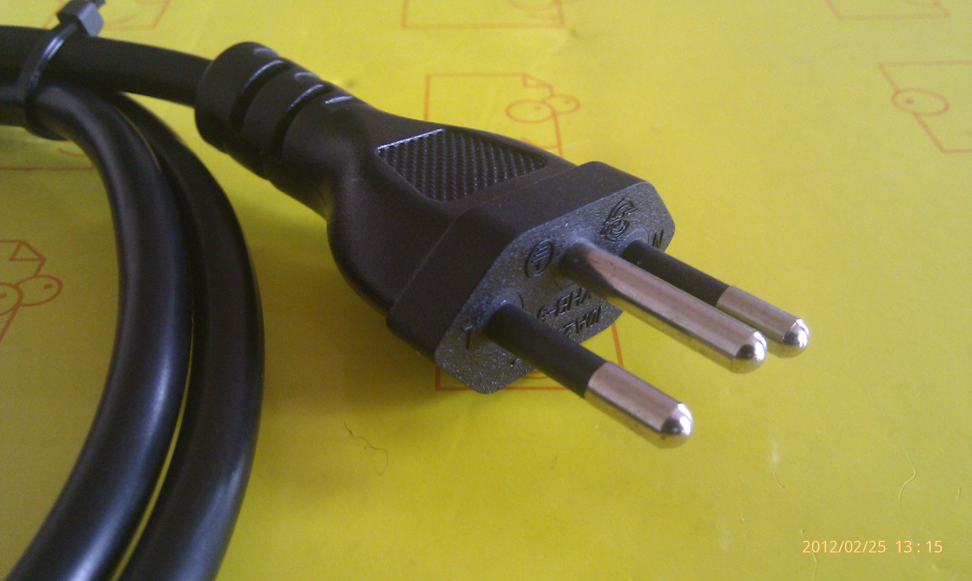 巴西电源线 巴西uc插头线 inmetro电源线