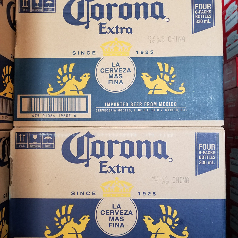墨西哥原装进口科罗娜特级啤酒330ml*24瓶 小瓶啤酒