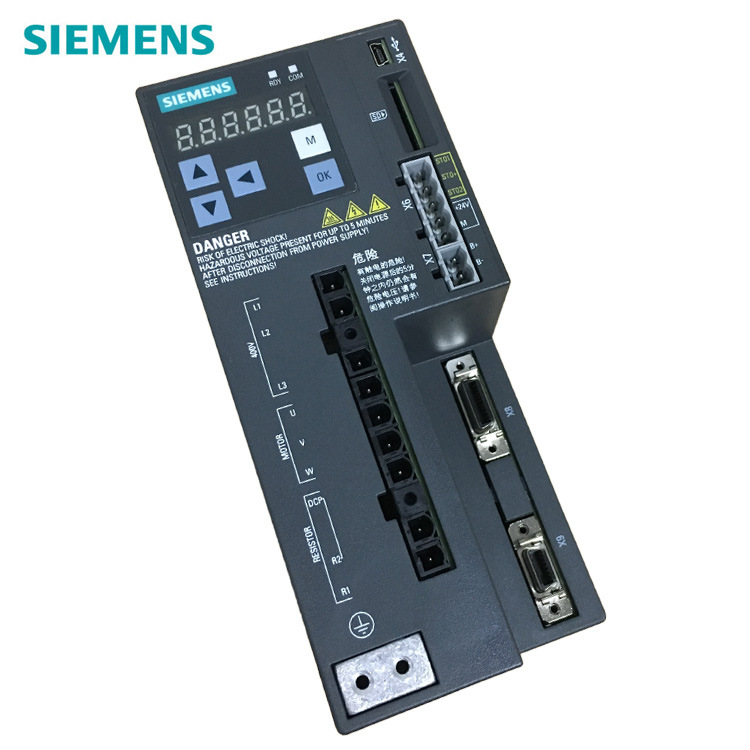 6sl3210-5fe10-8uf0 西门子v90伺服驱动器380v输入 750w 带pn口