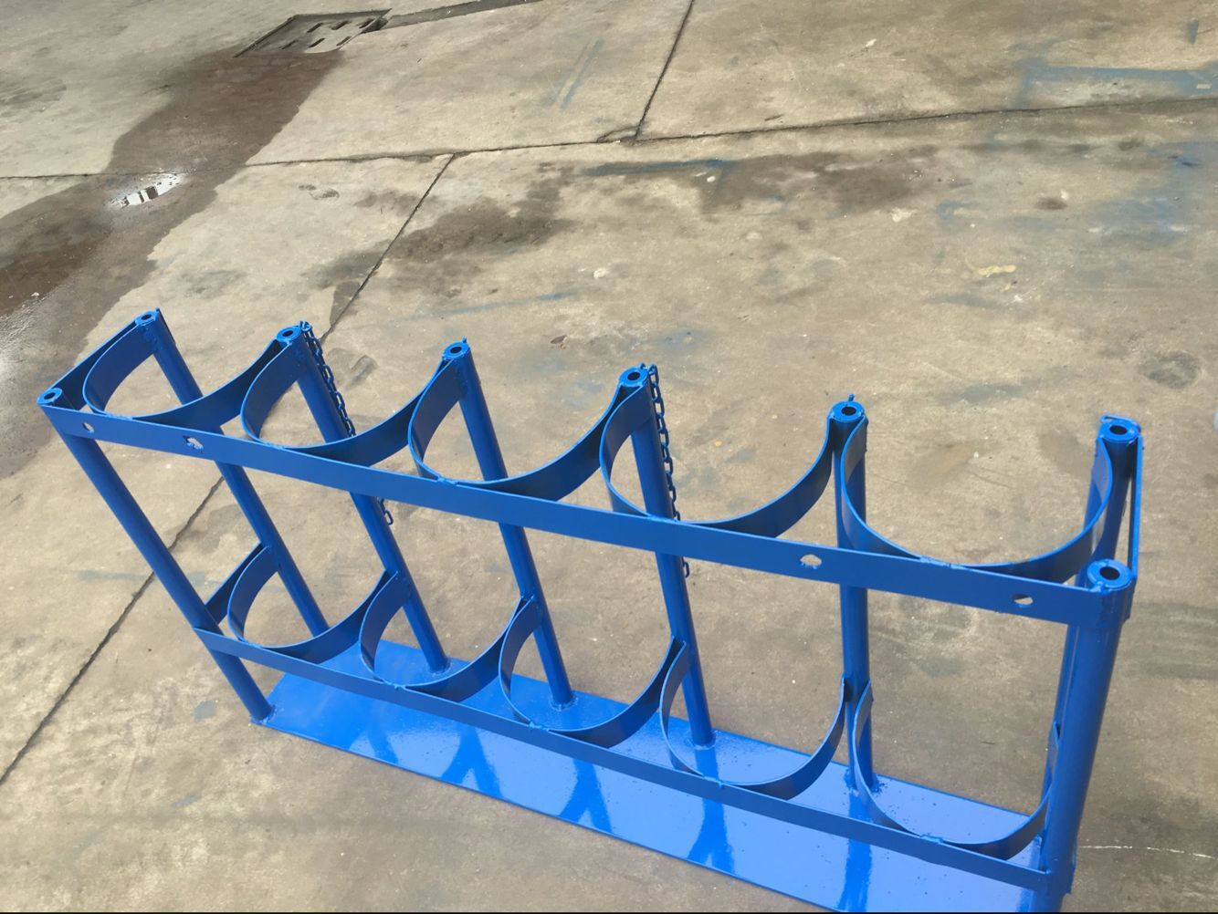 气瓶固定架 钢瓶固定架 氢气乙炔钢瓶架 带轮钢瓶架