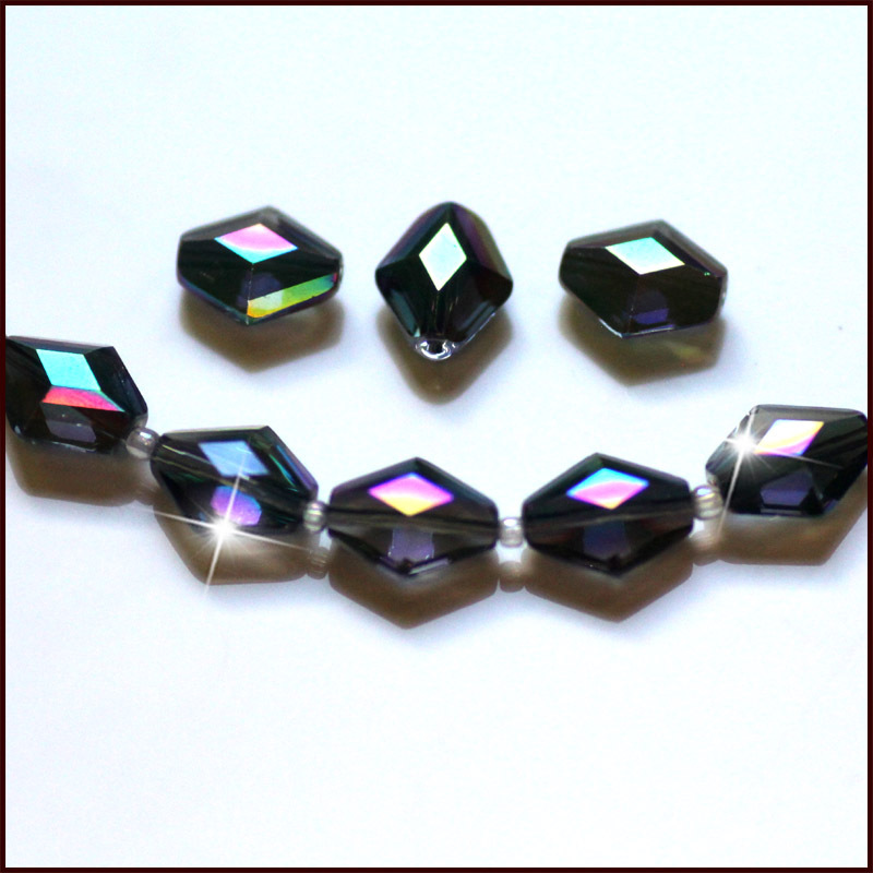 水晶异形珠压扁形状diy手链灯饰散珠仿奥地利水晶品质新春送红包