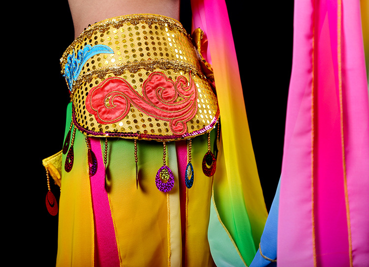 新款敦煌飞天舞服装古典舞演出服女民族舞琵琶舞繁弦妙引仙女服