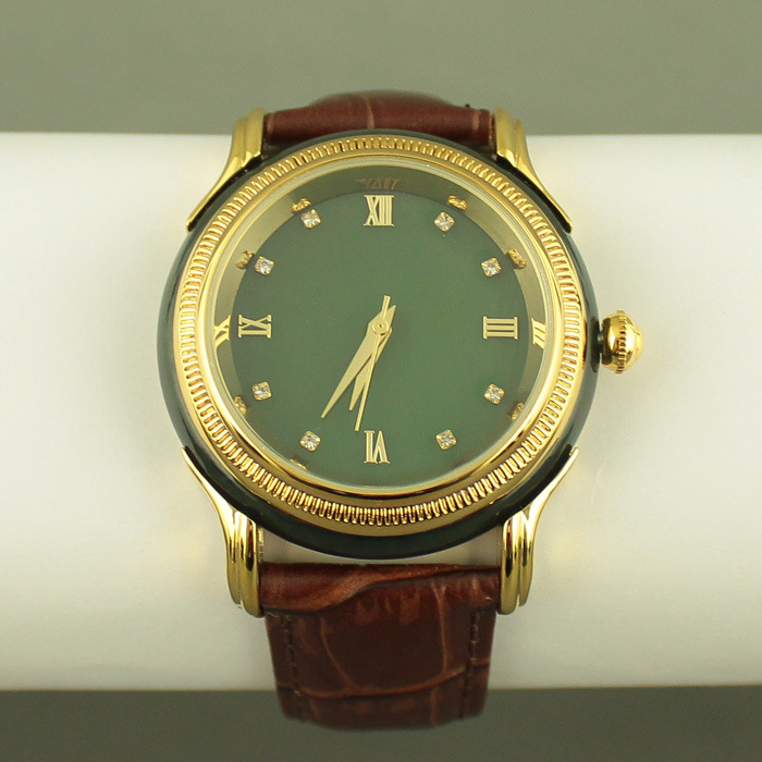 新疆和田玉手表天然玉石石英机芯手表防水和田玉玉手表情侣款