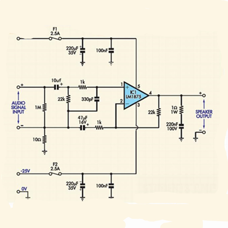 电路与pcb布局源自欧美,为欧美lm1875t经典设计!布线合理!性能出众!