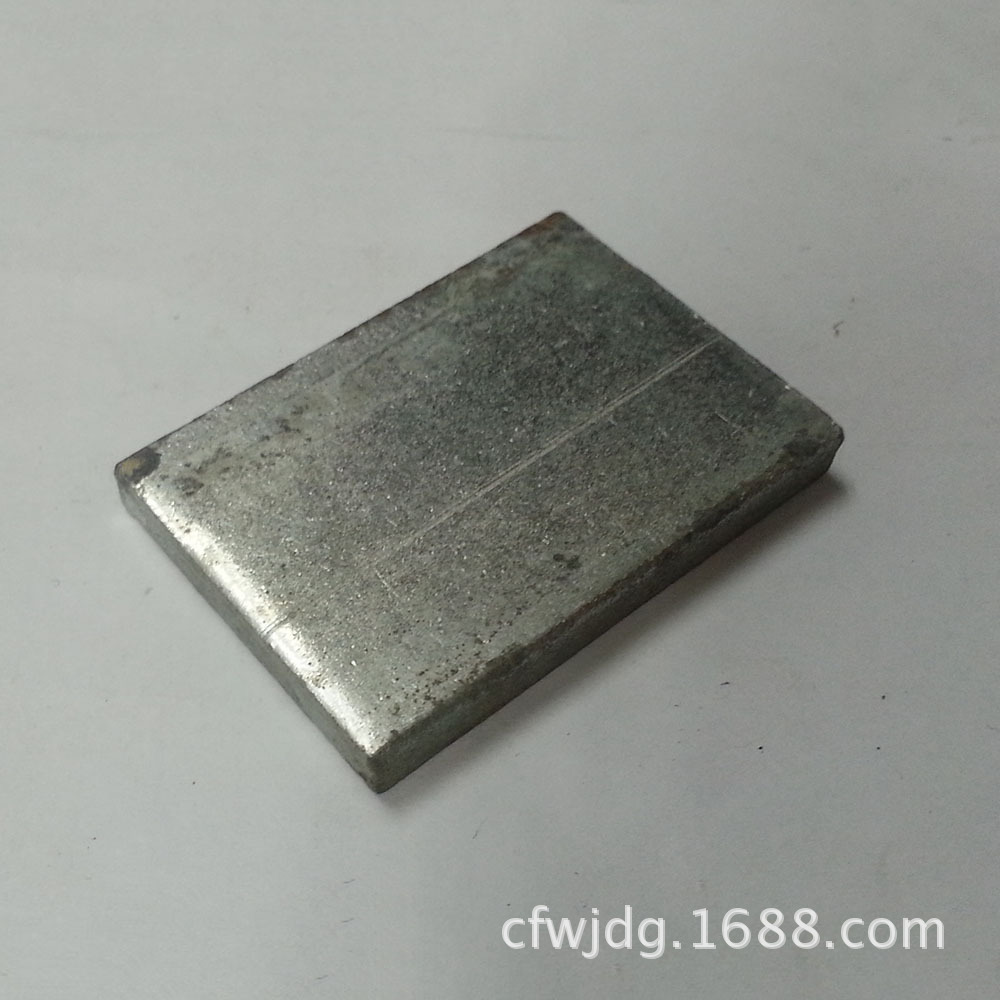 东莞常平厂家定做方形加重铁60*60*5mm机顶盒内置加重铁镀锌铁块