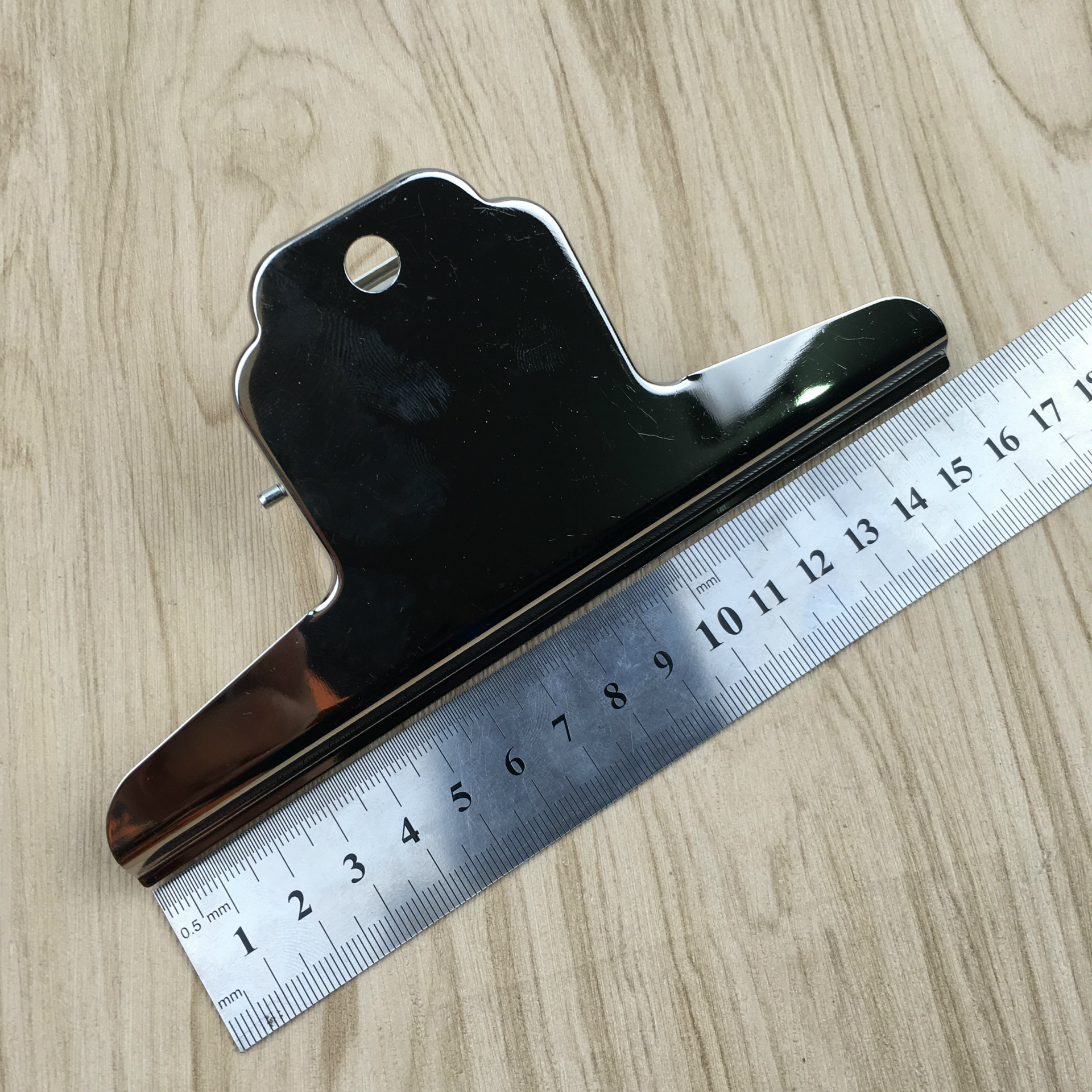 160mm山形夹 金属文件票夹子 高级强力锰钢画板夹 厂家批发 包邮