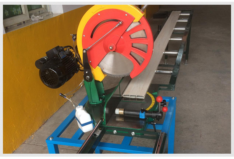 华周精密门窗转盘锯 铝型材切割机台锯45度锯12寸多功能精密锯推