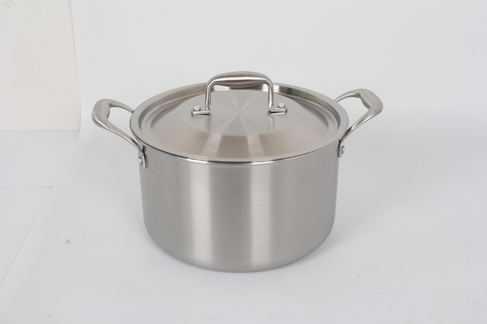 厨房礼品定制批发 304不锈钢双耳汤锅 加厚不粘锅汤锅