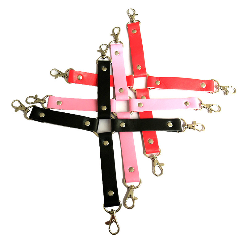 成人用品厂家批发另类玩具情趣性辅助夫妻快乐金属皮革十字扣束缚