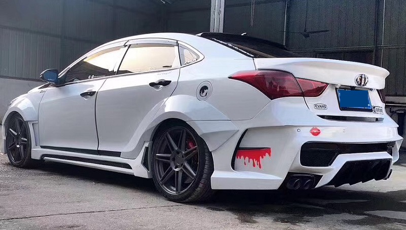 2017款现代名图大包围 新名图包围名图改装前杠后杠侧裙机盖尾翼