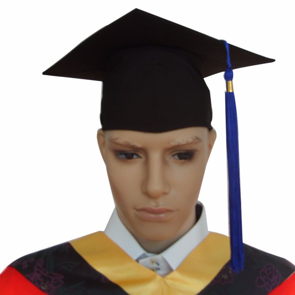 学士帽 中式大学毕业服帽子 大学生活纪念袍配饰 私人定制礼帽
