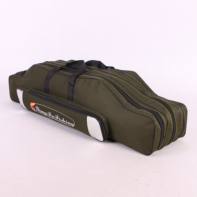 厂家直销防水渔具包钓鱼包渔杆包三层大肚包双侧兜设计更实用