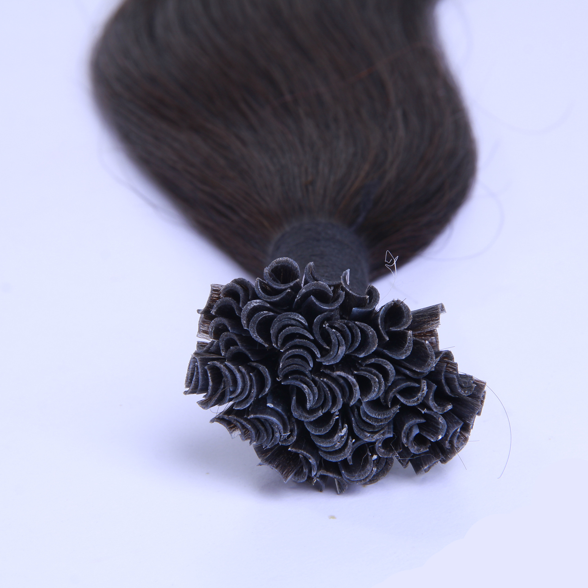 纳米无痕接发欧美指甲发接发束u型接直发十字接发真人发 接发女