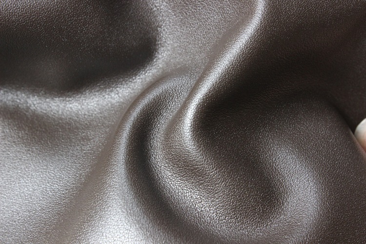 纳帕纹头层牛皮 真皮面料平纹细纹皮料整张全粒面黄牛皮厂家批发