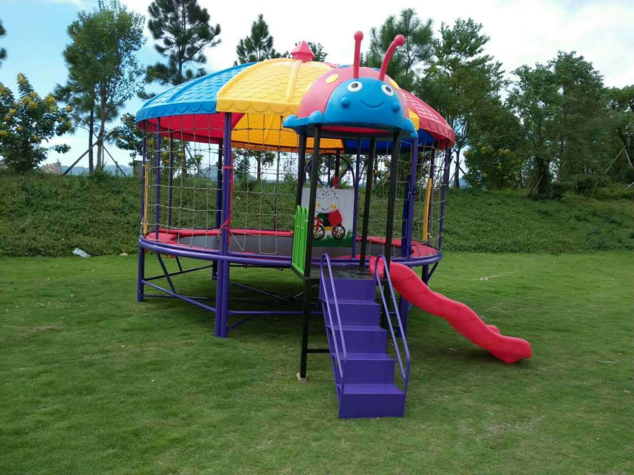 儿童室外蹦蹦床户外弹跳床幼儿园蹦床蹦极蹦蹦床