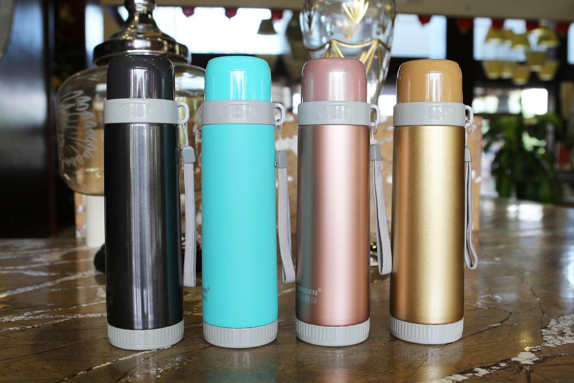 厂家批发双层炫彩便携保温杯礼品定制办公商务水杯可定制logo