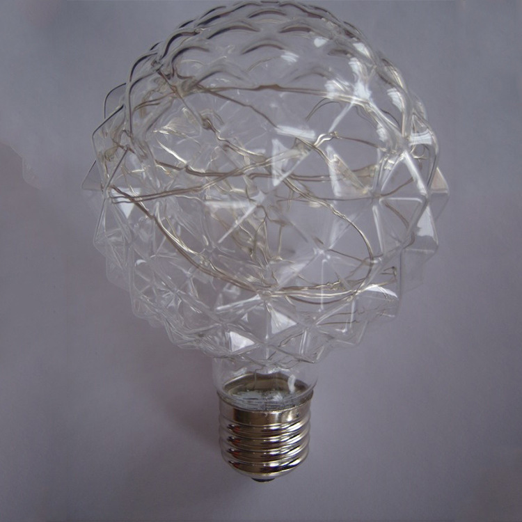 太阳能led彩灯闪菱角铜线灯 酒吧串灯户外布置网灯