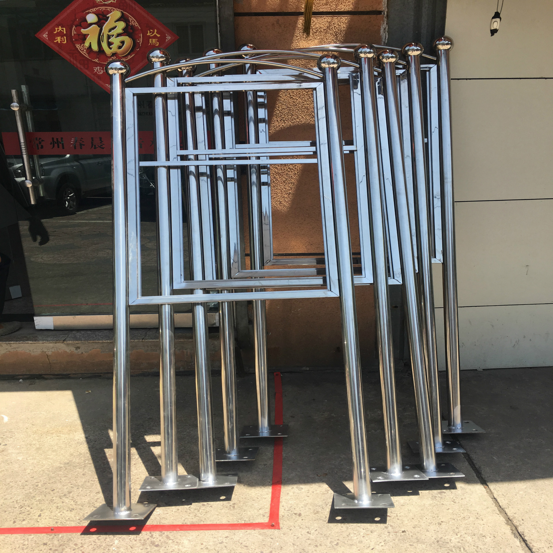 常州广告制作不锈钢宣传牌欢迎牌宣传架告示牌展示器