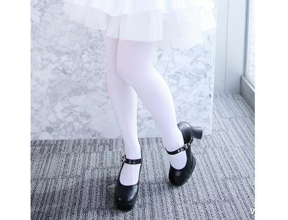 日系制校服 原宿cos软妹纯白色天鹅绒丝袜连裤袜 森系奶白裤