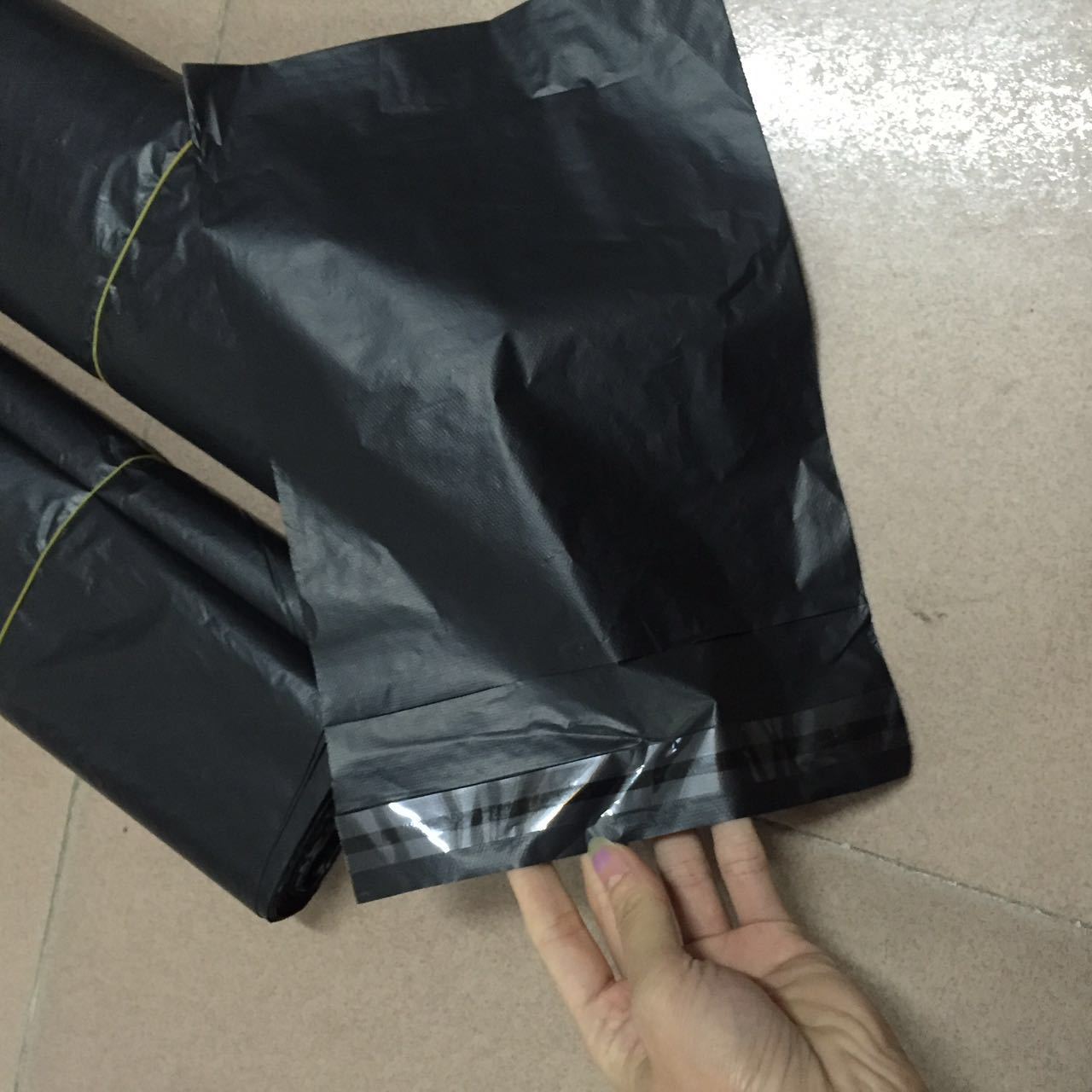现货黑色白色快递袋加厚新料塑料袋打包袋定制快递袋子包装袋批发