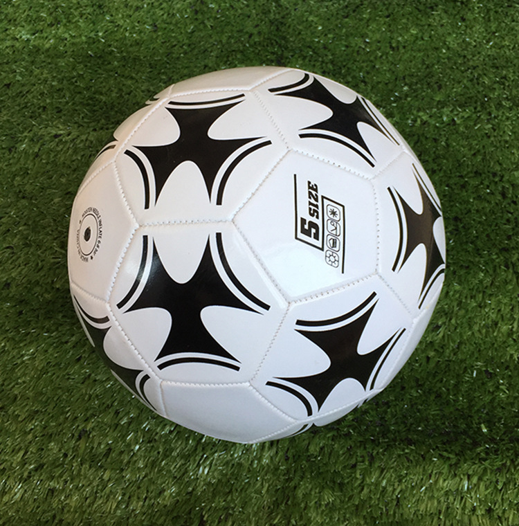 新款5号足球 pu机缝足球;蓝白色训练11人制比赛足球 厂家直批