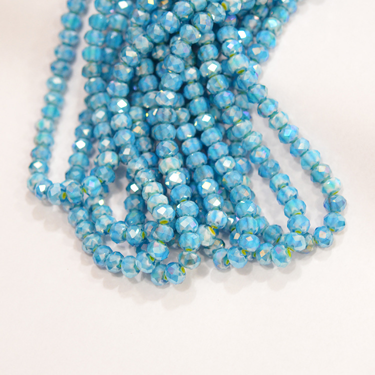 8mm水晶扁珠 一条大约72颗 按条卖 图片色