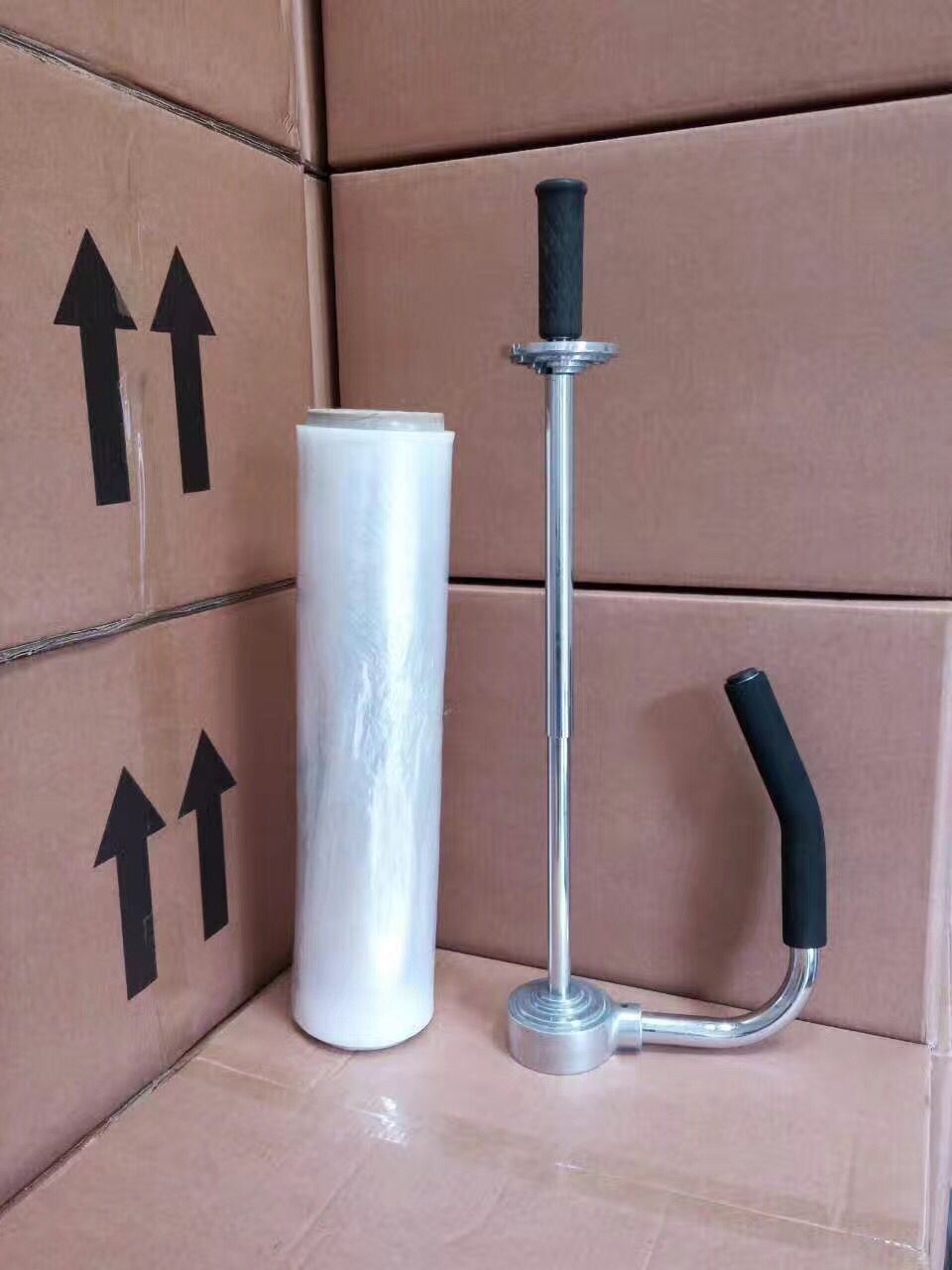 缠绕机不锈钢手动拉膜器包邮 缠绕膜拉膜器手动拉伸缠绕机拉膜器