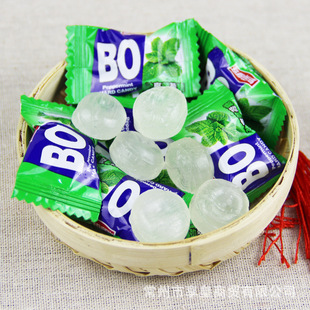 珠穆朗玛bo劲爽薄荷糖散装薄荷硬糖整箱30斤批发