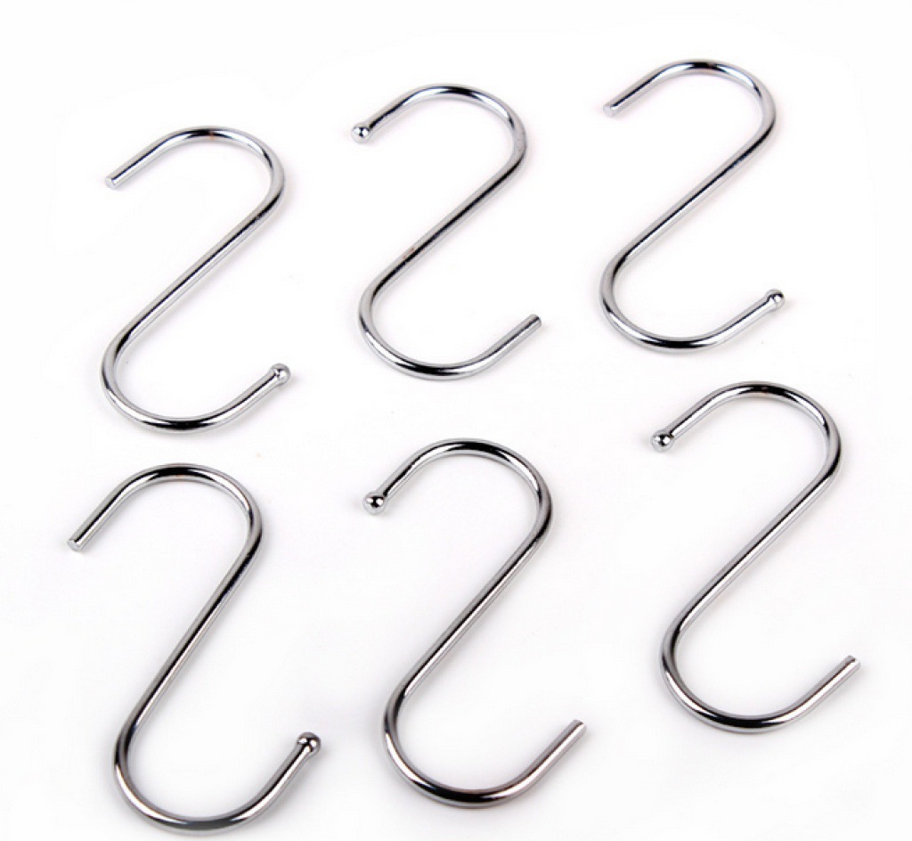 (诚信经营)供应不锈钢304材质s型挂钩 浴室厨房家居挂钩